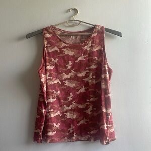 Red Camo Tank Top XXL Old Navy